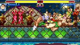 Super Street Fighter 2 Turbo ~ 2p vs. on Boss Stages