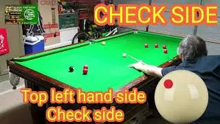 POOL LESSON  8 BALL LEARN THE CUEBALL EPISODE  6 CHECK SIDE.