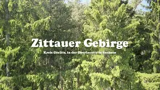 Zittauer Gebirge in der Oberlausitz, 4K HDR Drohnenaufnahme
