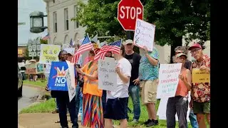 #NoKings Rally in Orange Virginia on June 14, 2025