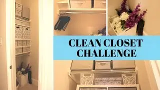 CLEAN CLOSET CHALLENGE [SUMMR 2018] | GUEST BEDROOM CLOSET ORGANIZATION