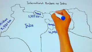 How many Countries does India border | India boundaries | India Borders || 5min Knowledge