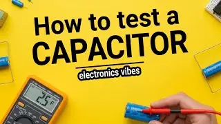 How to Test a Capacitor | Easy Method with Multimeter | Electronics Basic | Electronics Vibes |