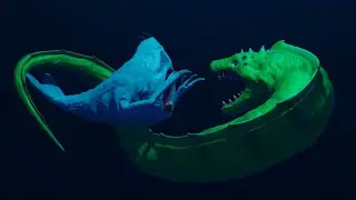 Scp 3000 vs deep screamer | sea monsters animation