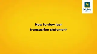 How to view last transaction statement