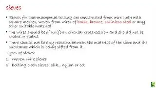 Size separation Part I