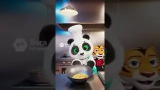 Chef Panda and Tiger cooks Together!