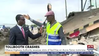 Tollbooth Crashes: Ghana Highway Authority assesses state of facilities on Accra-Tema motorway