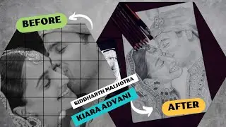 @sidharthmalhotraofficial@kiara_advani Completed DrawTutorial |#wedding #youtube  #subscribe  #love