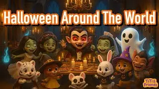 🎃 Halloween Around The World &mdash; Kids Halloween Song | Trick or Treat!