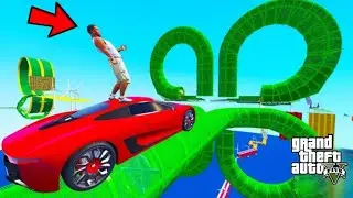 SHINCHAN AND FRANKLIN TRIED THE IMPOSSIBLE STAR SPEED BOOSTER TUNNEL PARKOUR CHALLENGE GTA 5