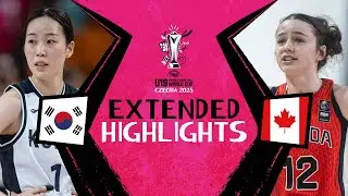 Korea 🇰🇷 vs Canada 🇨🇦 | Highlights | FIBA U19 Women's Basketball World Cup 2025