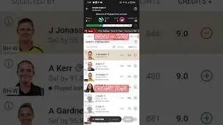 BRHW vs SYSW DREAM11 TEAM