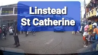 Market Shopping day in Linstead St Catherine Jamaica, busy day in Linstead market day.