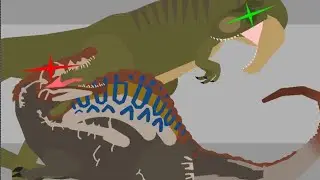 T rex (buck) VS spinosaurio JP3