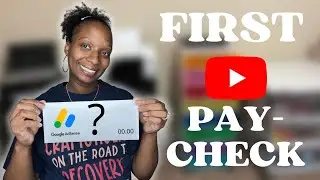 MY FIRST YOUTUBE PAYCHECK as a SMALL YOUTUBER | How much did I make?