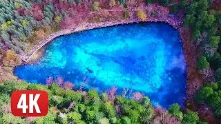 JIUZHAIGOU fantastic view by drone of the most overwhelming valley in China now in 4K. MUST SEE!