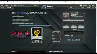 Splinterforge Pack Pre Sale !  Grab your crates at a discount!