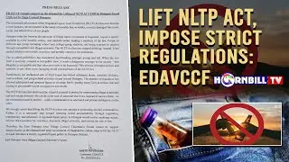 LIFT NLTP ACT, IMPOSE STRICT REGULATIONS: EDAVCCF