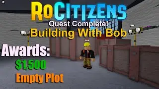 How to get EMPTY PLOT (Building With Bob!) | RoCitizens Roblox