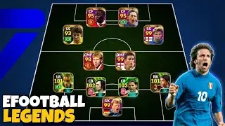 I PLAYED WITH A TEAM OF LEGENDARY CARDS ON EFOOTBALL 2026 