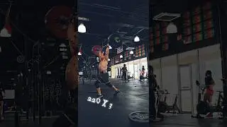 220 x 3 clean and jerk