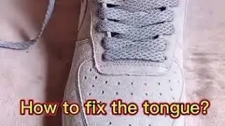 How to fix the tongue?