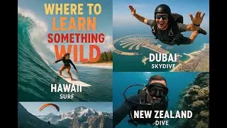Where to Learn Something Wild: The Best Places to Surf, Dive, Fly & Thrive