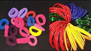 3 AMAZING HANDMADE WALL HANGING OUT OF RUBBER BANDS | ROOM DECORATION HACKS | SR HACK