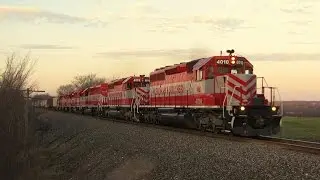 Wisconsin & Southern SD40-2's in Run-8!