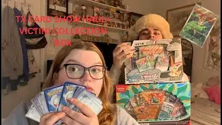 VICTINI COLLECTION BOX + TEXAS CARD SHOW HAUL #pokemoncontent #pokemon #pokemoncards #pokemontcg