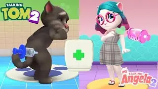 😂😂Funny Moments with My Talking Angela &ndash; So Much Fun!🤪🤪