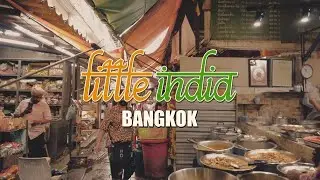 【4K】Rainy Day Walk in Little India Bangkok (Phahurat Market, Indian Street Food)