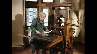 D&eacute;monstration imprimerie de Guntenberg