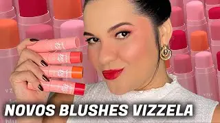 VIZZELA - NOVO BLUSH EM STICK COM TEXTURA CREMOSA
