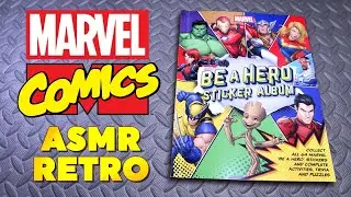 ASMR - КНИГА НАКЛЕЕК MARVEL - Будь героем