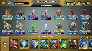 max 6 crystals best deck Castle crush | Castle crush gameplay