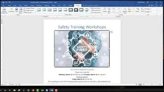 Word 2019 Cengage/SAM  Module 1 EOM Project 1