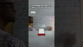 The Perimeter Formula  Why P = 4L for a Square