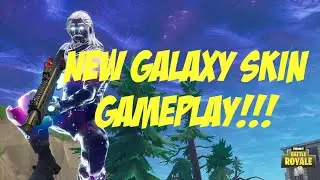 *NEW* Galaxy Skin Gameplay!! Fortnite Battle Royale Gameplay