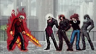 [KOF Mugen] Kanouse Vs Super Element Team