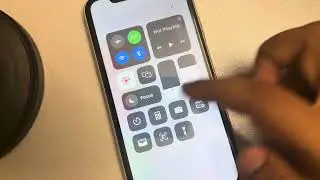 Как добавить кнопку записи экрана в центр управления iPhone (свайп вниз)