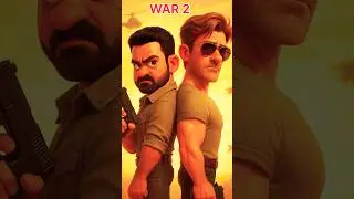 WAR 2 Official Teaser | Hrithik Roshan x Jr NTR | YRF Spy Universe #shorts #teaser #animation #3d