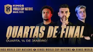 🇧🇷 👑 Kings World Cup Nations 2026 👑 Quartas de final | Chile vs Alemanha | Espanha vs Estados Unidos