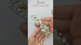 DIY Flower Headband Tutorial #tutorial #hairaccessories #diy