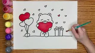 How to Draw the Cutest Valentine's Day Picture!