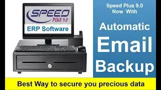 Speed Plus 9.0 with Automatic Email Backup to secure your precious data in a perfect way.