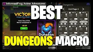 How to MACRO Dungeons (FULL GUIDE) in Anime Adventures!