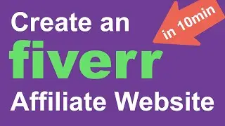 Create an FIVERR AFFILIATE WEBSITE with WordPress and WooCommerce in 10 minutes