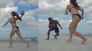 SHE’S BETTER THAN TOM BRADY! SHE’S A BEACH FOOTBALL ALL-AMERICAN!